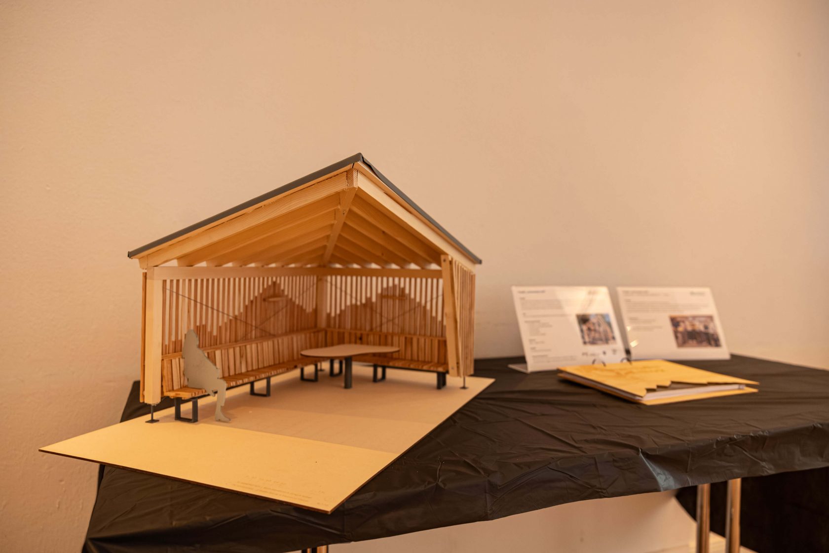 Ausstellungsmodell Holzpavillon