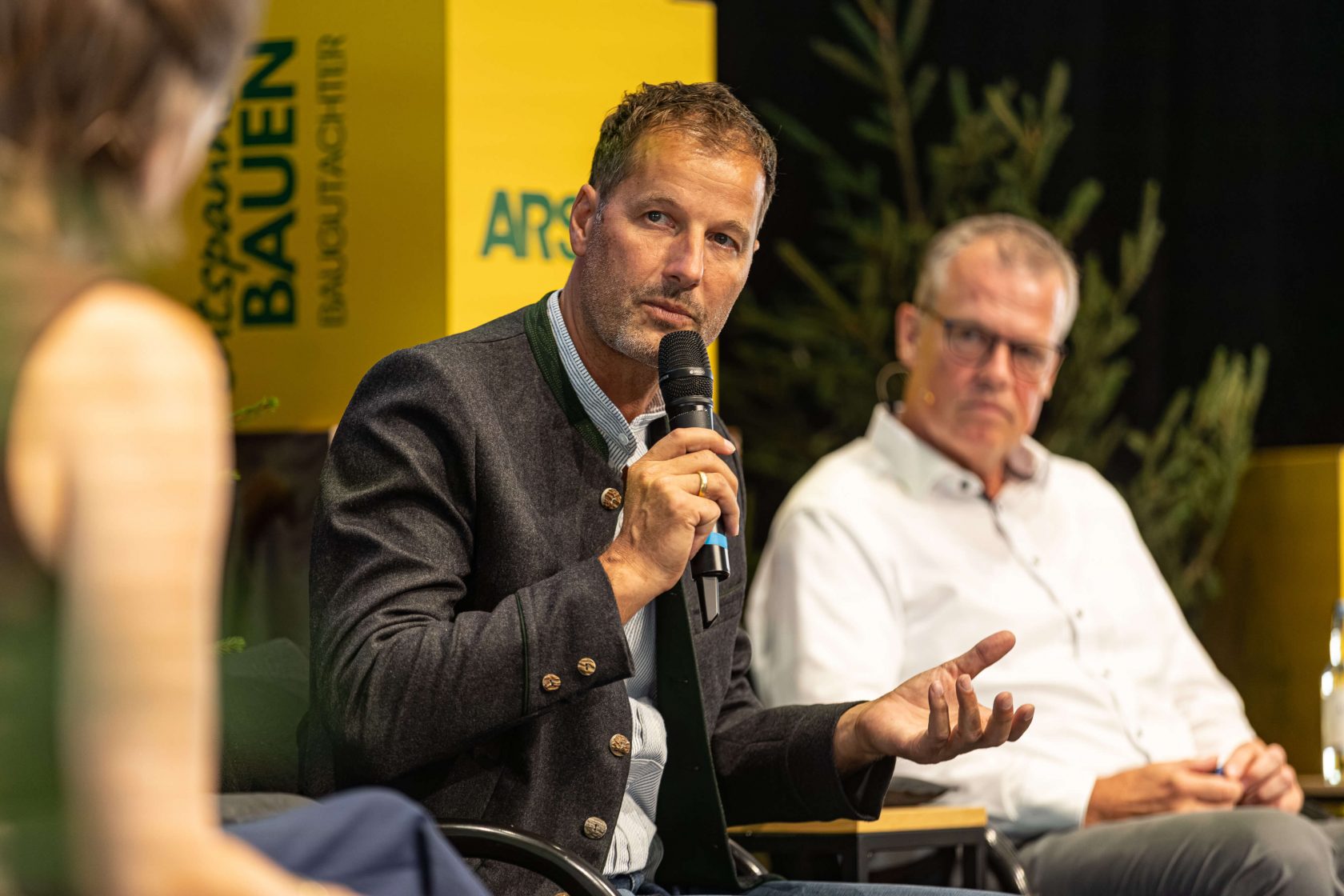 Christian Wilhelm in der Podiumsdiskussion